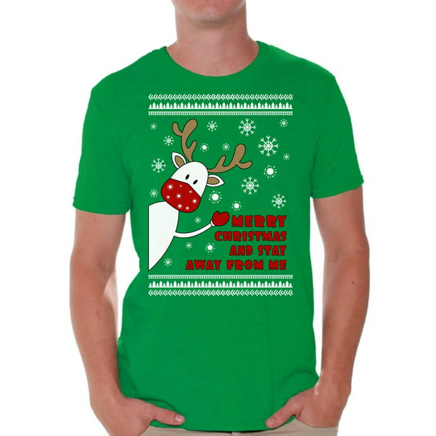 New Womens Mens Xmas Novelty Santa Snowman Reindeer Unisex Christmas T-Shirt Top